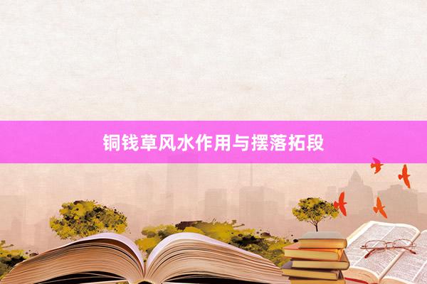 铜钱草风水作用与摆落拓段